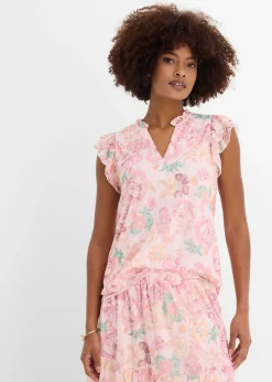 Mujer bonprix bonprix Blusa de malla suave