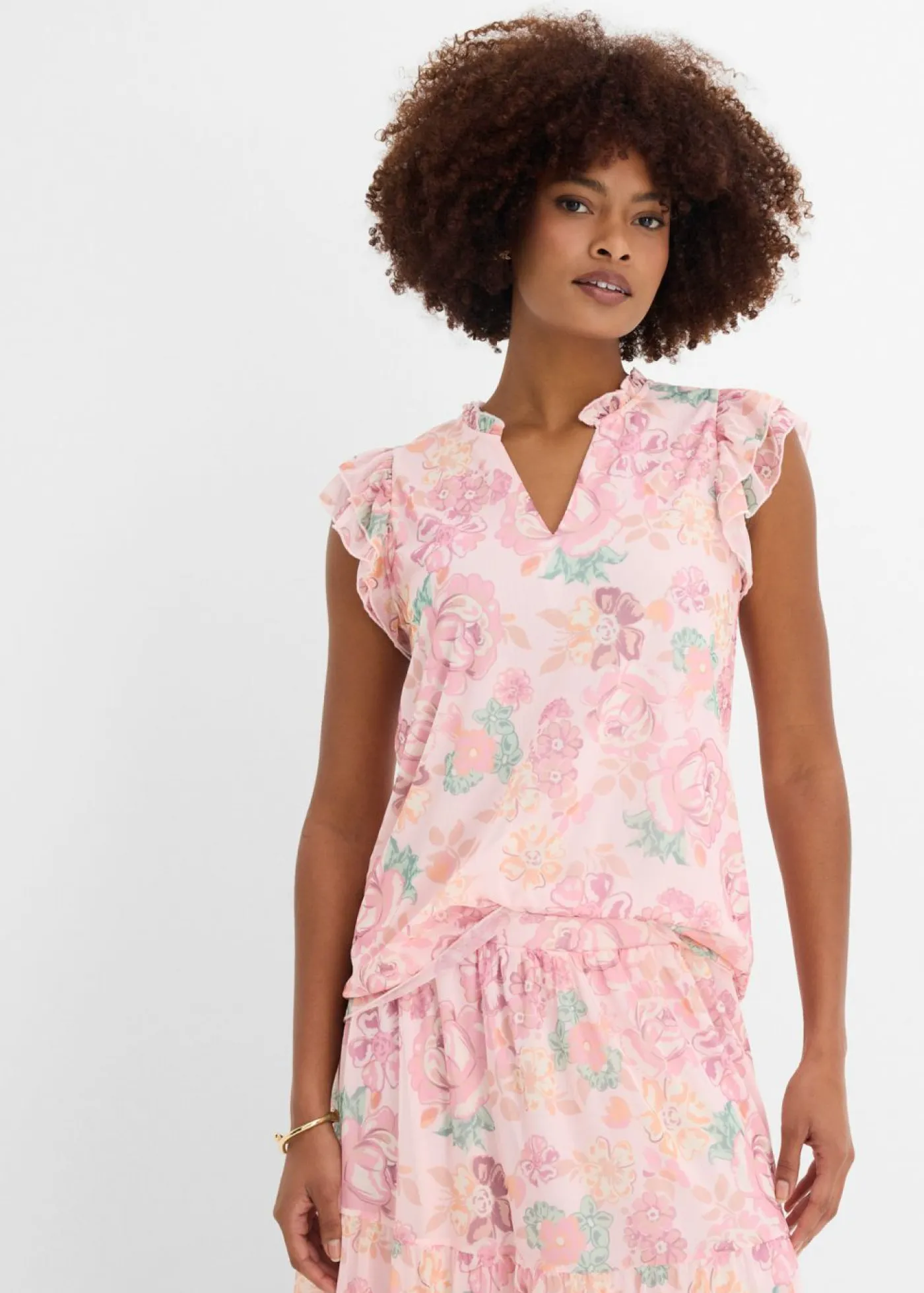 Mujer bonprix bonprix Blusa de malla suave