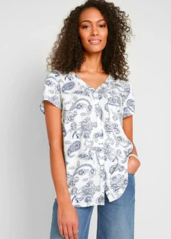 Mujer bonprix bonprix Blusa de manga corta