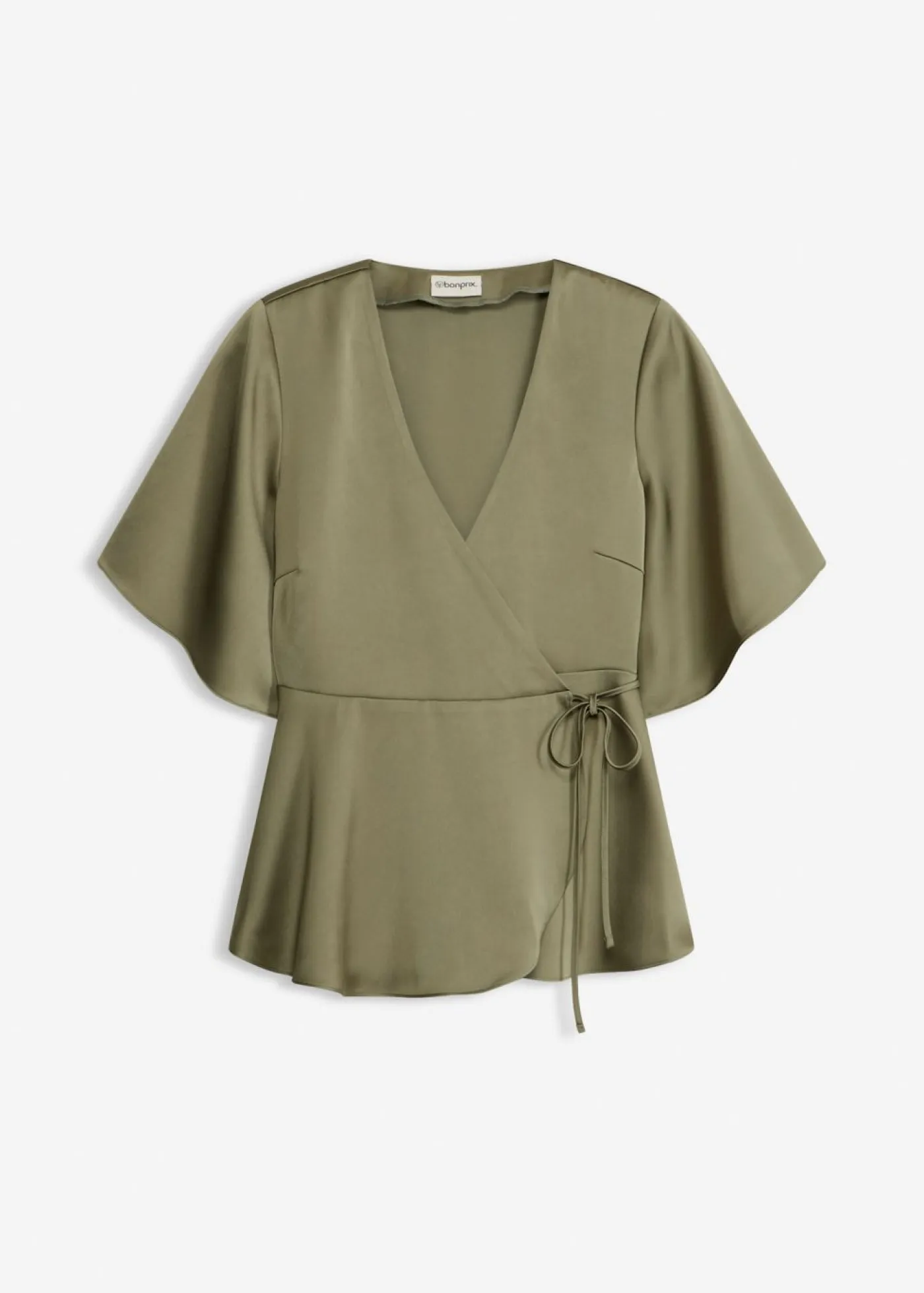 Mujer bonprix bonprix Blusa de manga corta con escote pronunciado