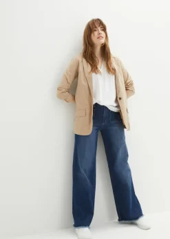 Mujer bonprix bonprix Blusa de manga corta con escote en V