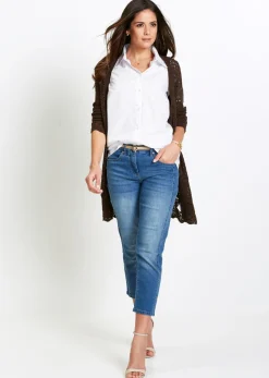 Mujer bonprix bonprix Blusa de manga corta de popelín