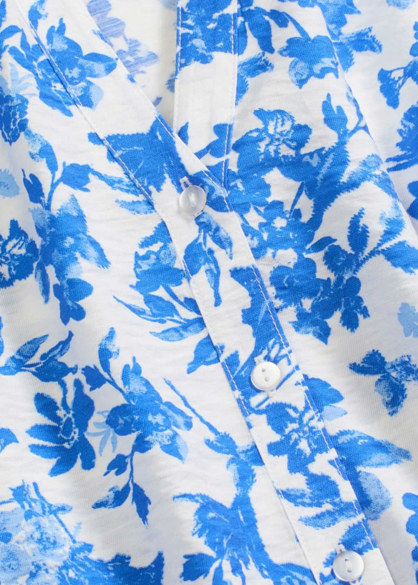 bonprix bonprix Camisas Y Blusas>Blusa de manga corta de suave mezcla de viscosa Blanco