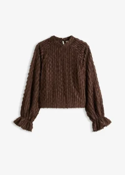 Mujer bonprix bonprix Blusa de material estructurado