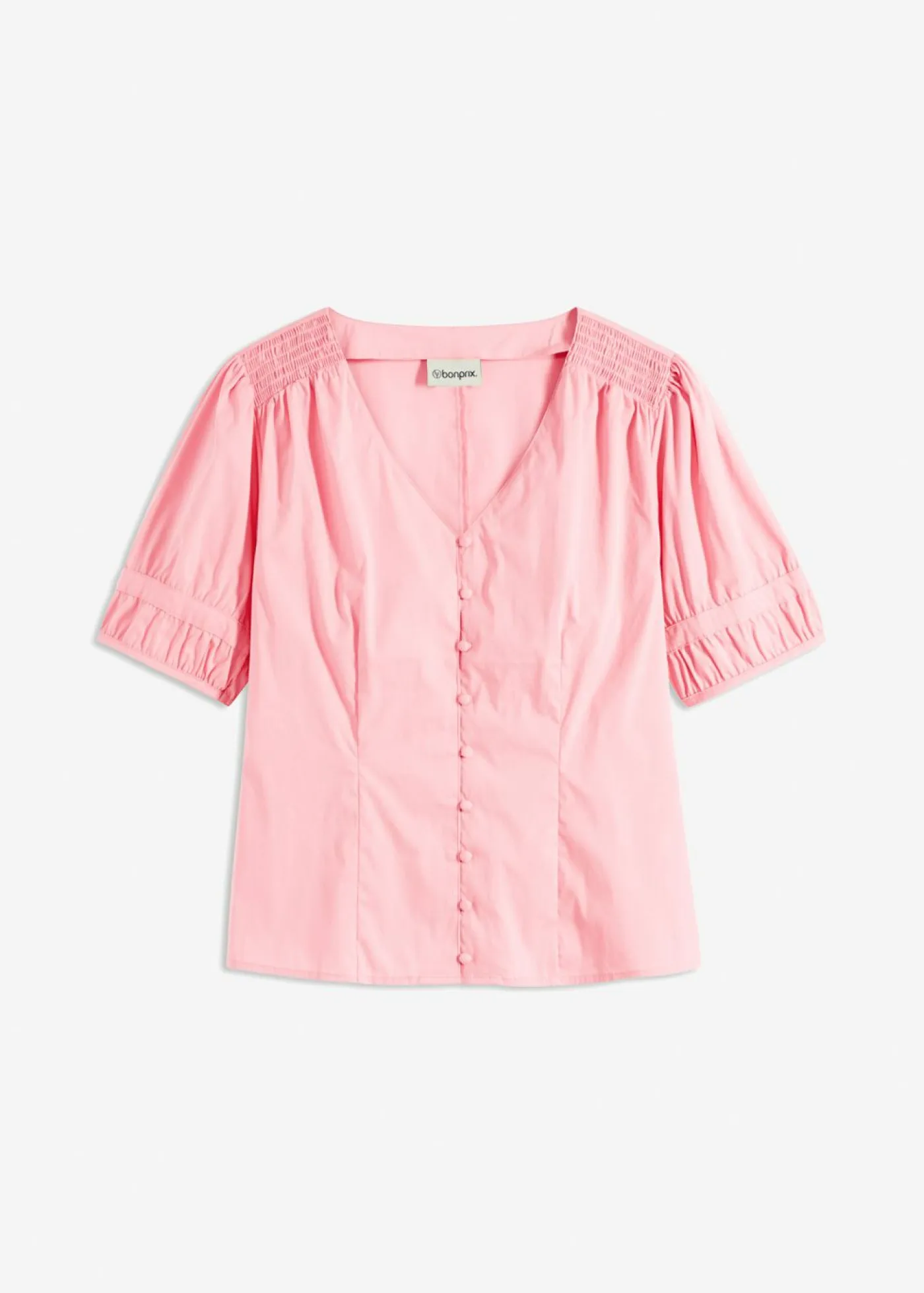 Mujer bonprix bonprix Blusa de mezcla de algodón