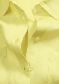bonprix bonprix Camisas Y Blusas>Blusa de mezcla de lyocell fluido Amarillo cítrico