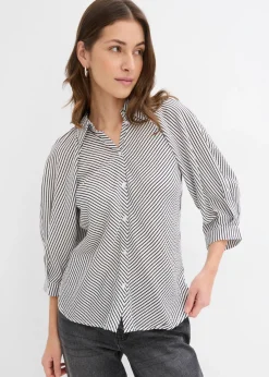 Mujer bonprix bonprix Blusa de mezcla de viscosa fluida