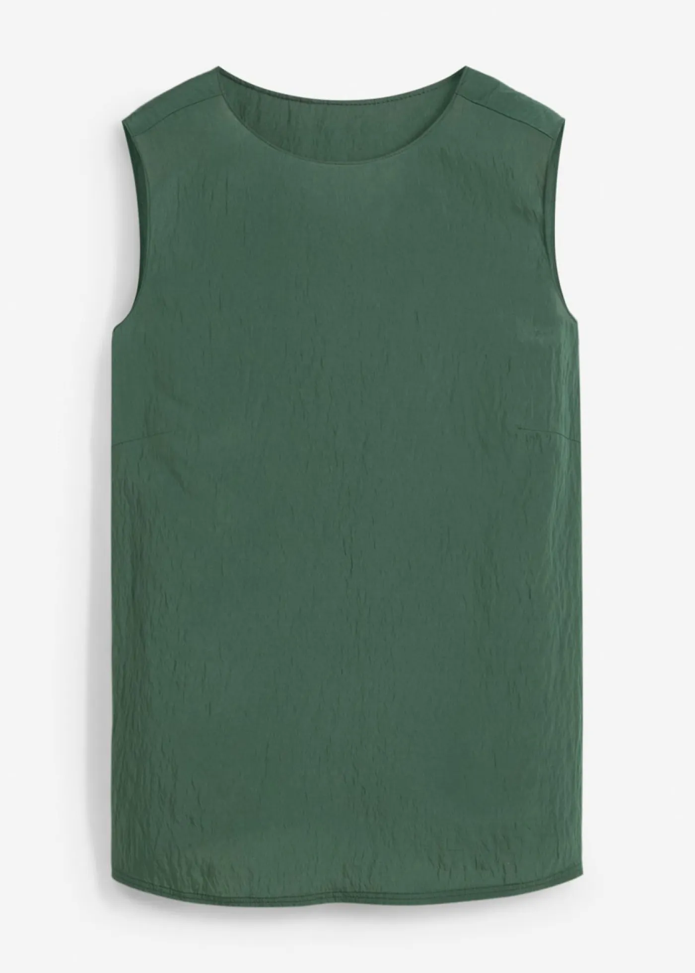 bonprix bonprix Conjuntos De Ropa|Esenciales>Blusa de mezcla de viscosa arrugada verde sombra