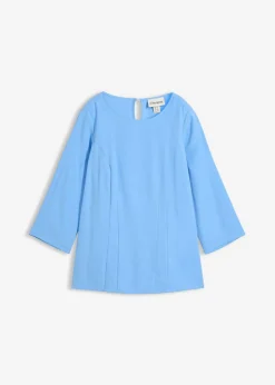 bonprix bonprix Camisas Y Blusas|Novedades>Blusa de mezcla de viscosa fluida azul provenzal
