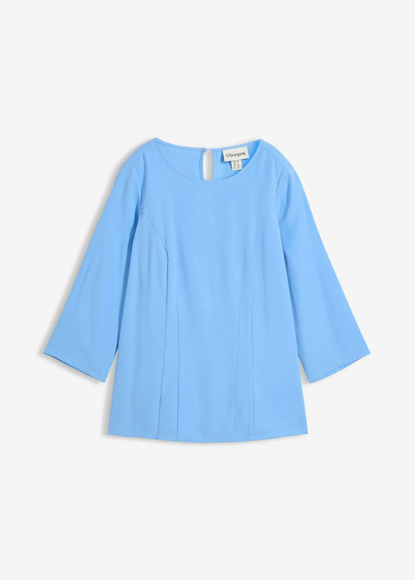 bonprix bonprix Camisas Y Blusas|Novedades>Blusa de mezcla de viscosa fluida azul provenzal