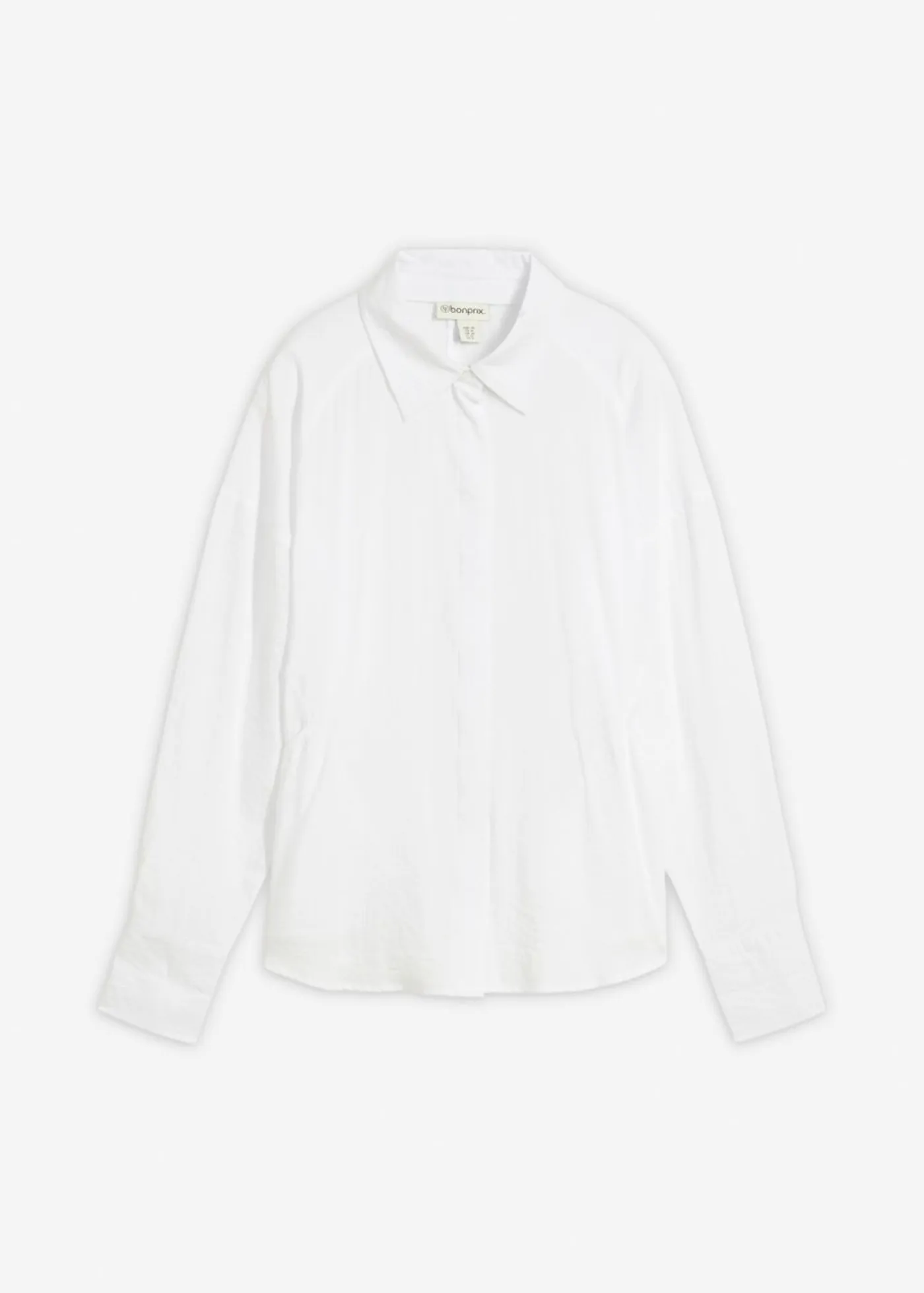 bonprix bonprix Camisas Y Blusas>Blusa de mezcla de viscosa con bolsillos Blanco