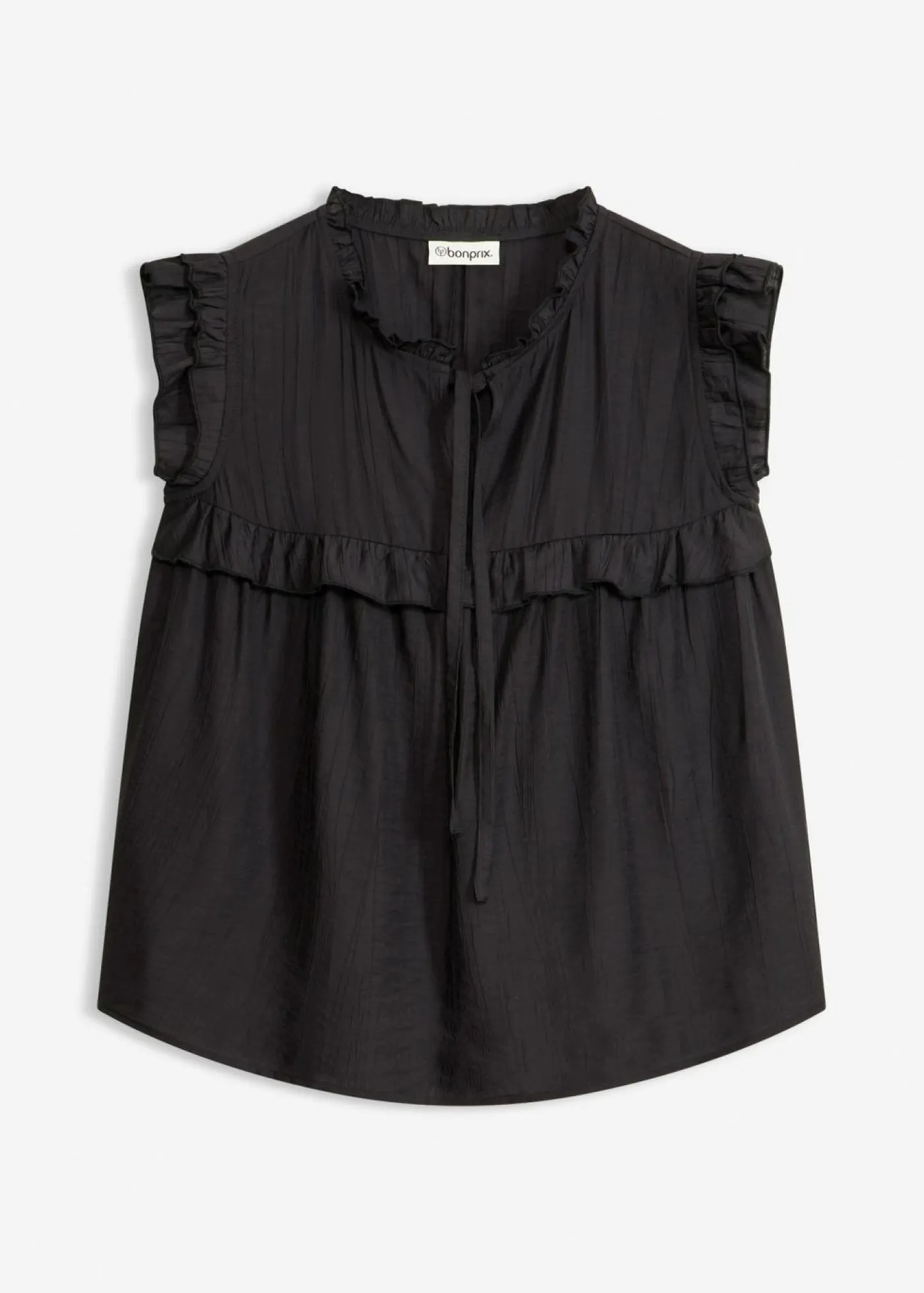 bonprix bonprix Camisas Y Blusas|Novedades>Blusa de mezcla de viscosa Negro