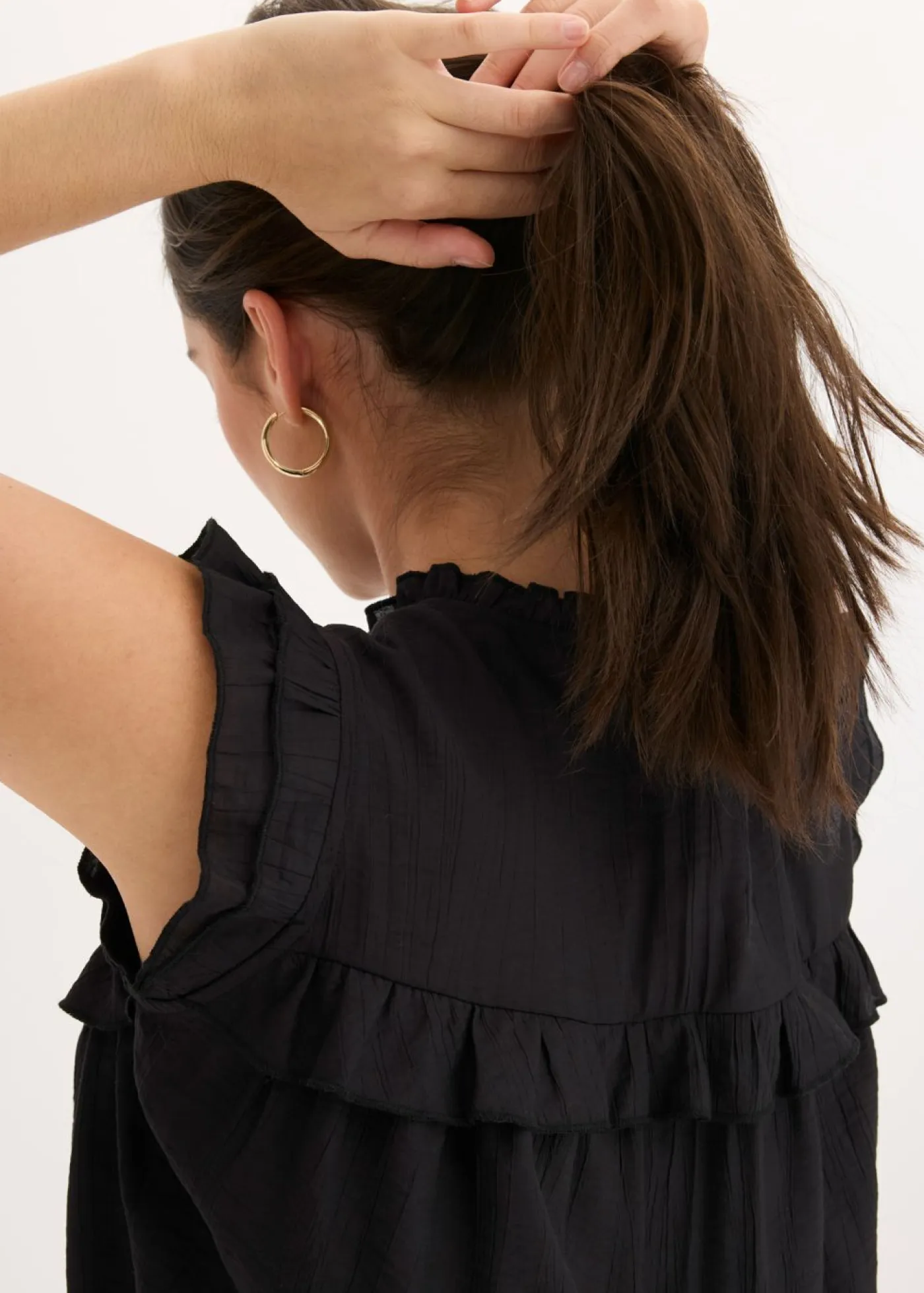 bonprix bonprix Camisas Y Blusas|Novedades>Blusa de mezcla de viscosa Negro