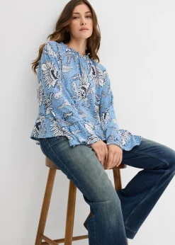 Mujer bonprix bonprix Blusa de mezcla suave de modal