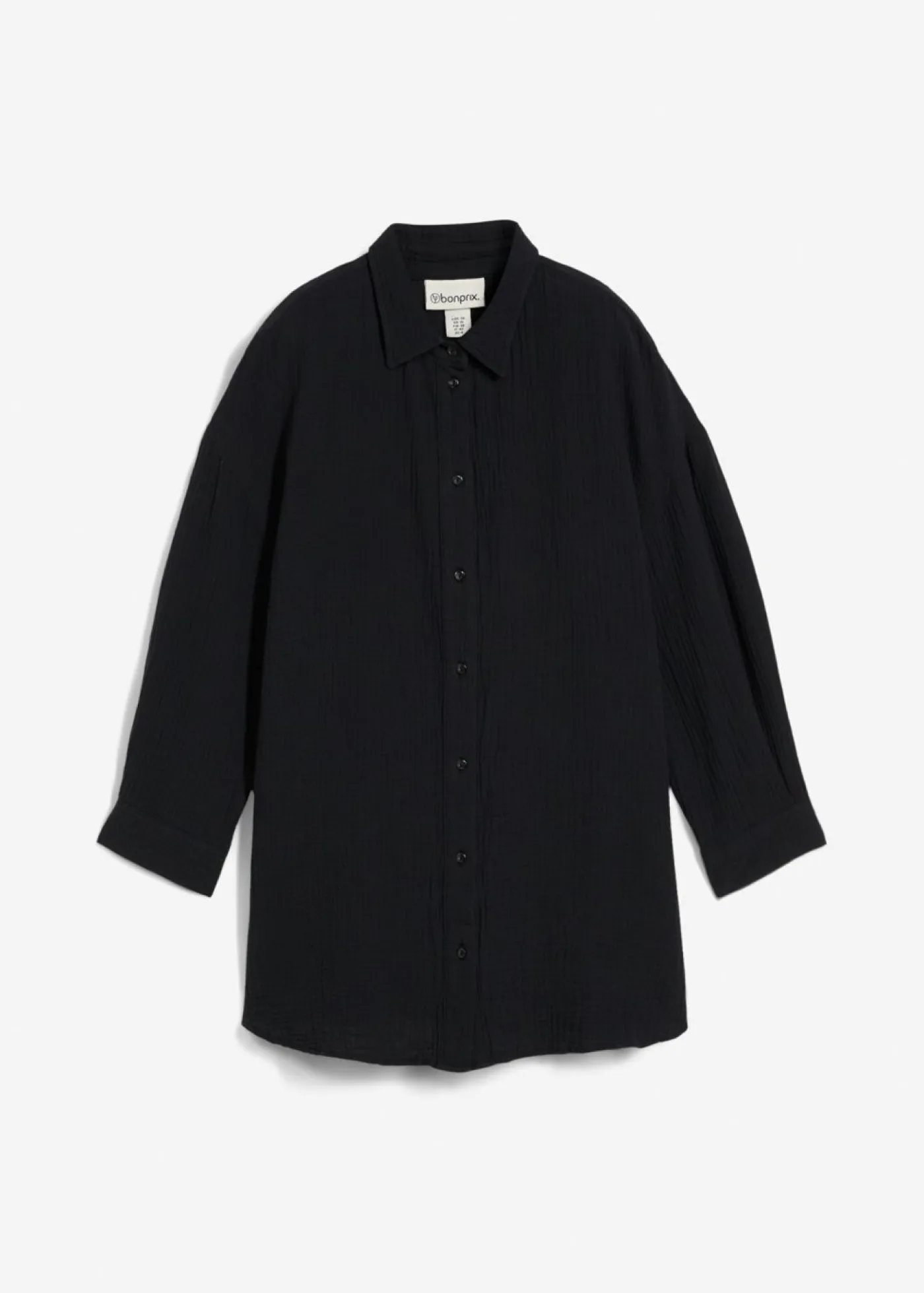 bonprix bonprix Camisas Y Blusas>Blusa de muselina Negro