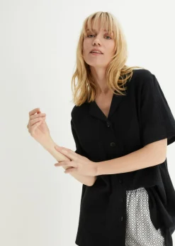 bonprix bonprix Camisas Y Blusas>Blusa de muselina Arena claro