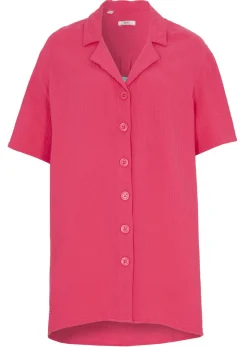 bonprix bonprix Camisas Y Blusas>Blusa de muselina Rosa oscuro
