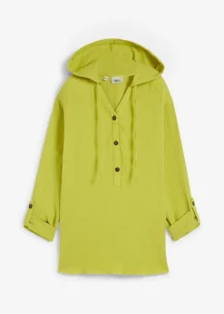 bonprix bonprix Camisas Y Blusas|Novedades>Blusa de muselina vaporosa pistacho