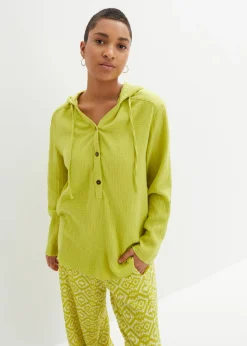 bonprix bonprix Camisas Y Blusas|Novedades>Blusa de muselina vaporosa pistacho