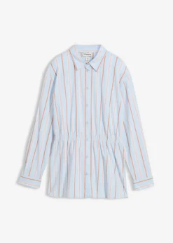 Mujer bonprix bonprix Blusa de popelín de algodón elástico