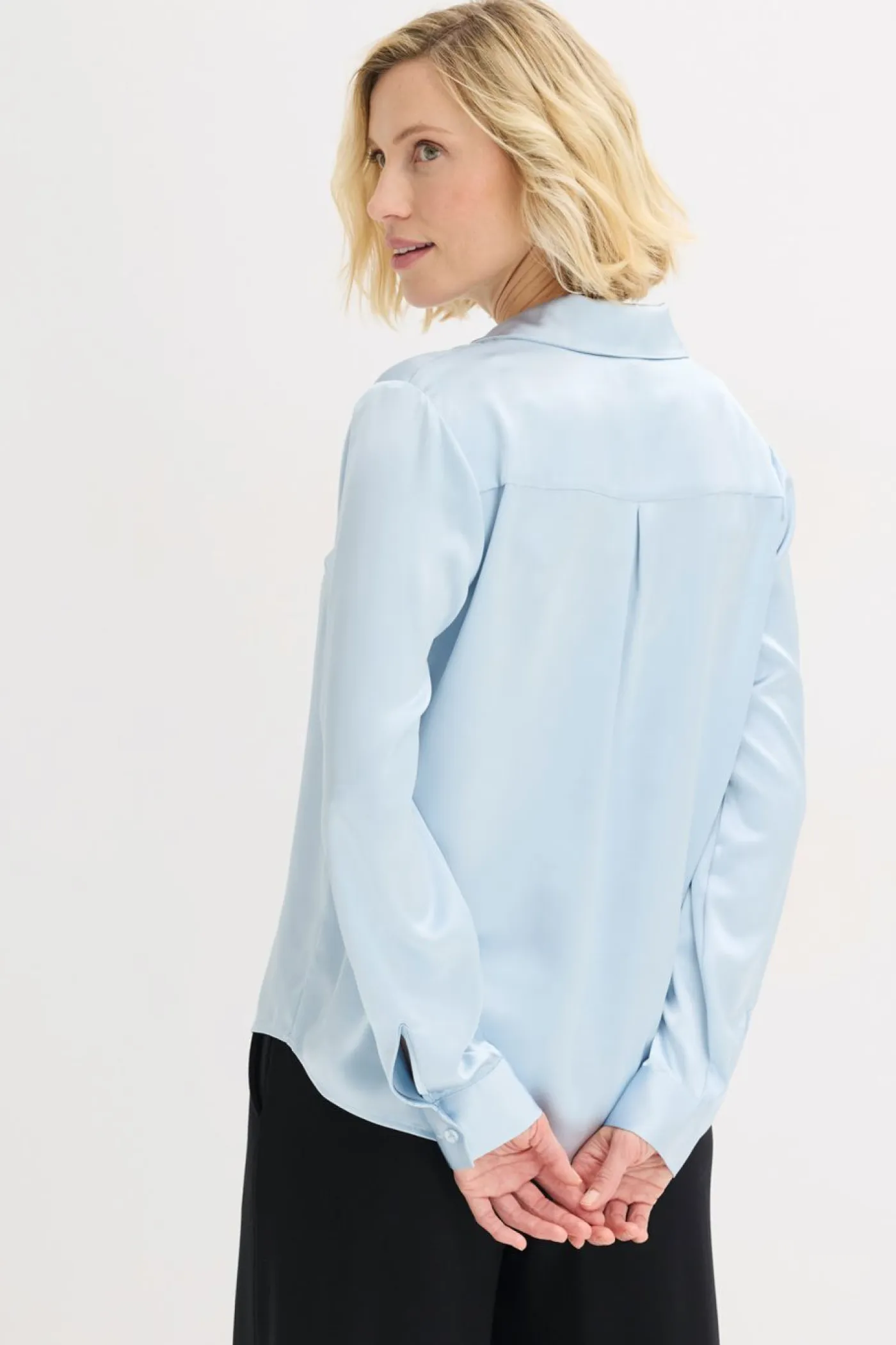 Mujer bonprix bonprix Blusa de satén fino