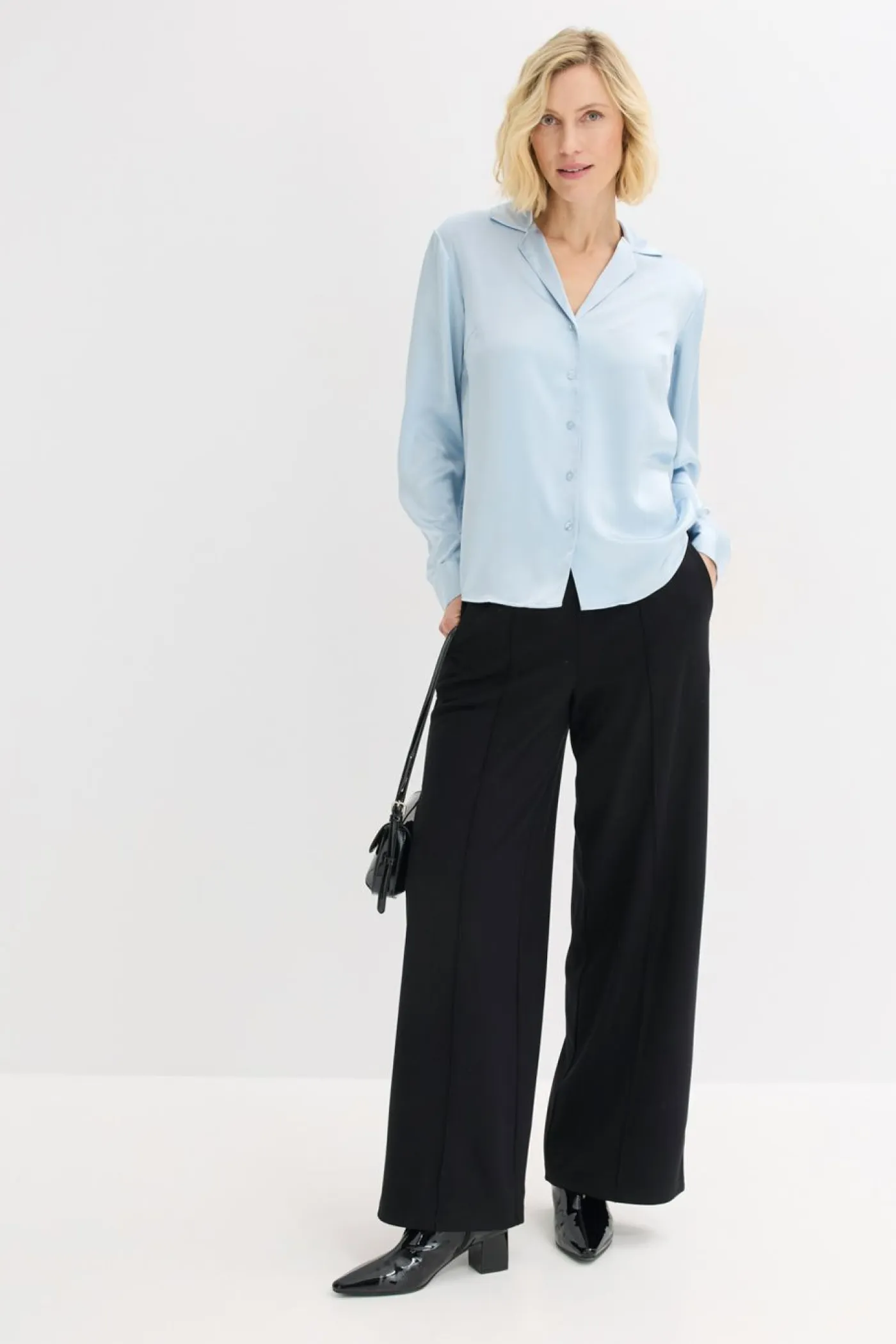 Mujer bonprix bonprix Blusa de satén fino