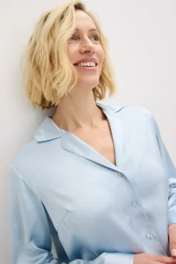 Mujer bonprix bonprix Blusa de satén fino