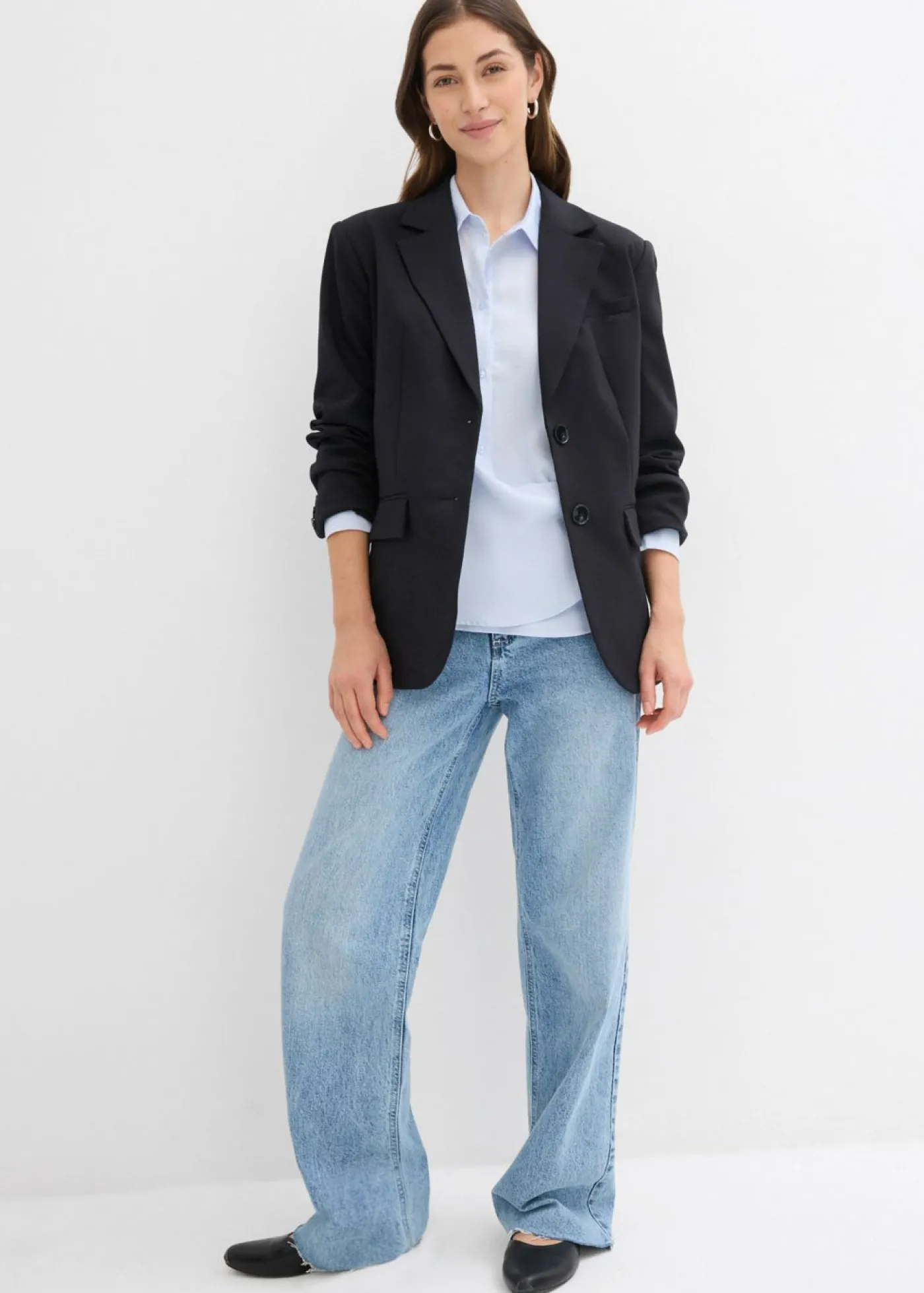 Mujer bonprix bonprix Blusa de satén fluido