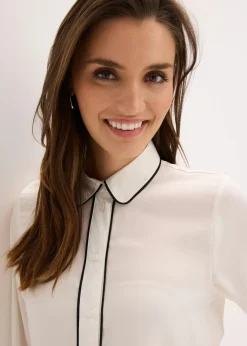 Mujer bonprix bonprix Blusa de satén fluido