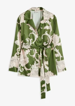 Mujer bonprix bonprix Blusa de satén fluido