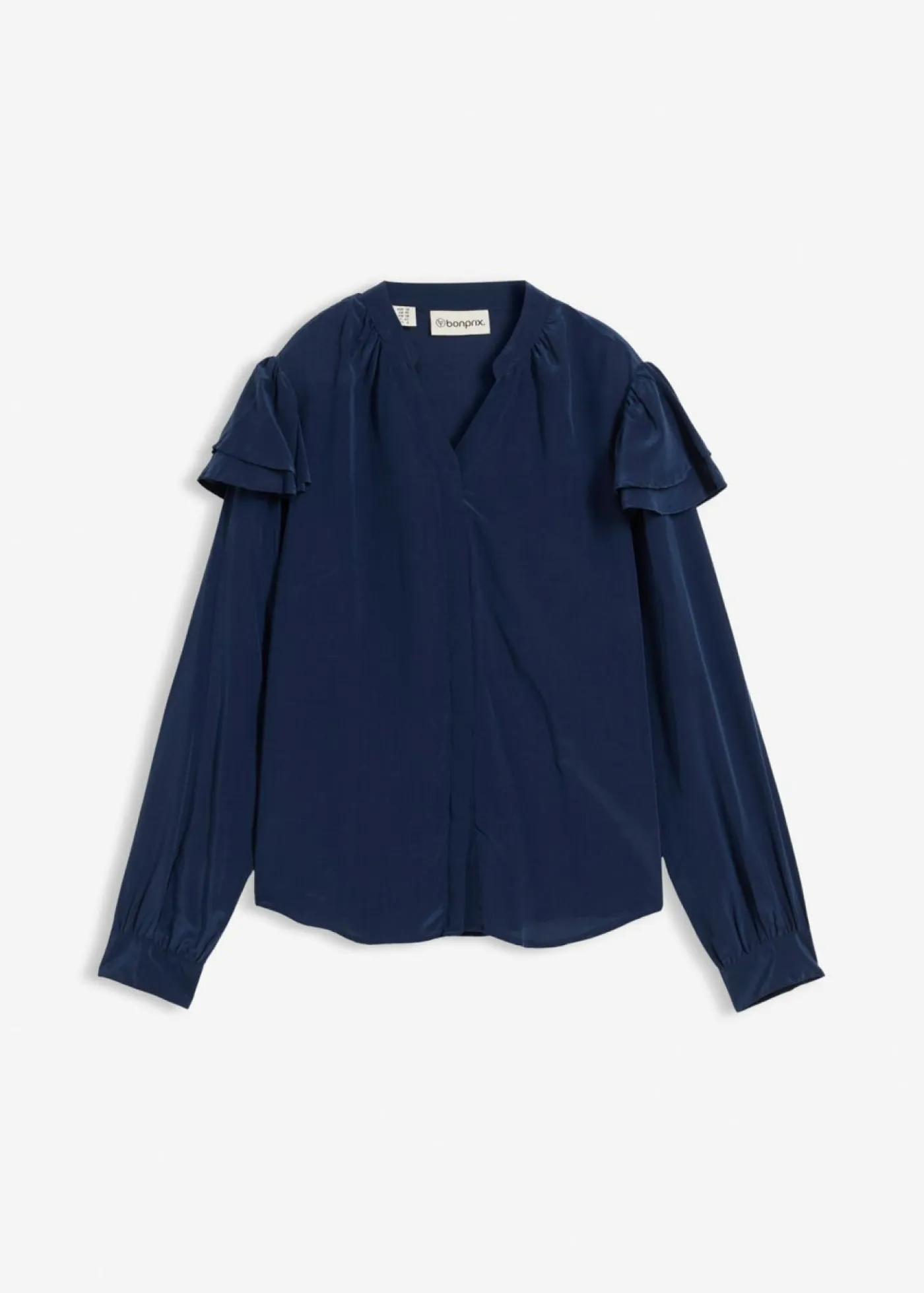 bonprix bonprix Camisas Y Blusas>Blusa de seda Azul marino