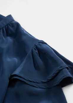 bonprix bonprix Camisas Y Blusas>Blusa de seda Azul marino