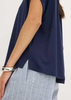 Mujer bonprix bonprix Blusa de suave mezcla de viscosa