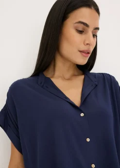 Mujer bonprix bonprix Blusa de suave mezcla de viscosa