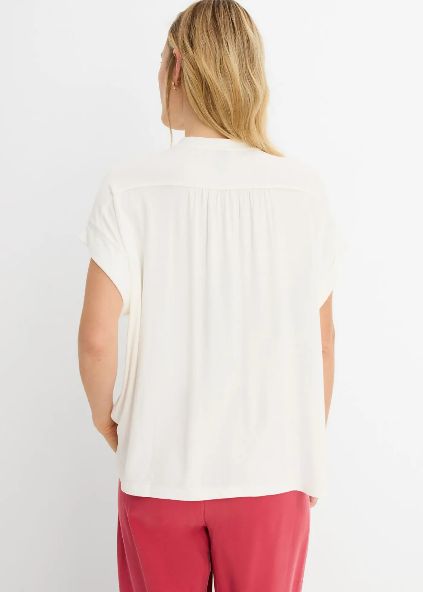 Mujer bonprix bonprix Blusa de suave mezcla de viscosa