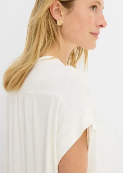 Mujer bonprix bonprix Blusa de suave mezcla de viscosa