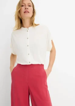 Mujer bonprix bonprix Blusa de suave mezcla de viscosa