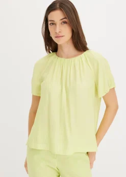 Mujer bonprix bonprix Blusa de tejido arrugado estructurado