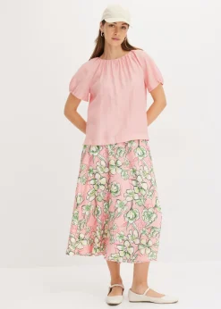 Mujer bonprix bonprix Blusa de tejido arrugado estructurado