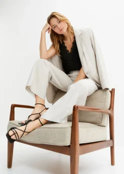 Mujer bonprix bonprix Blusa de tejido arrugado estructurado