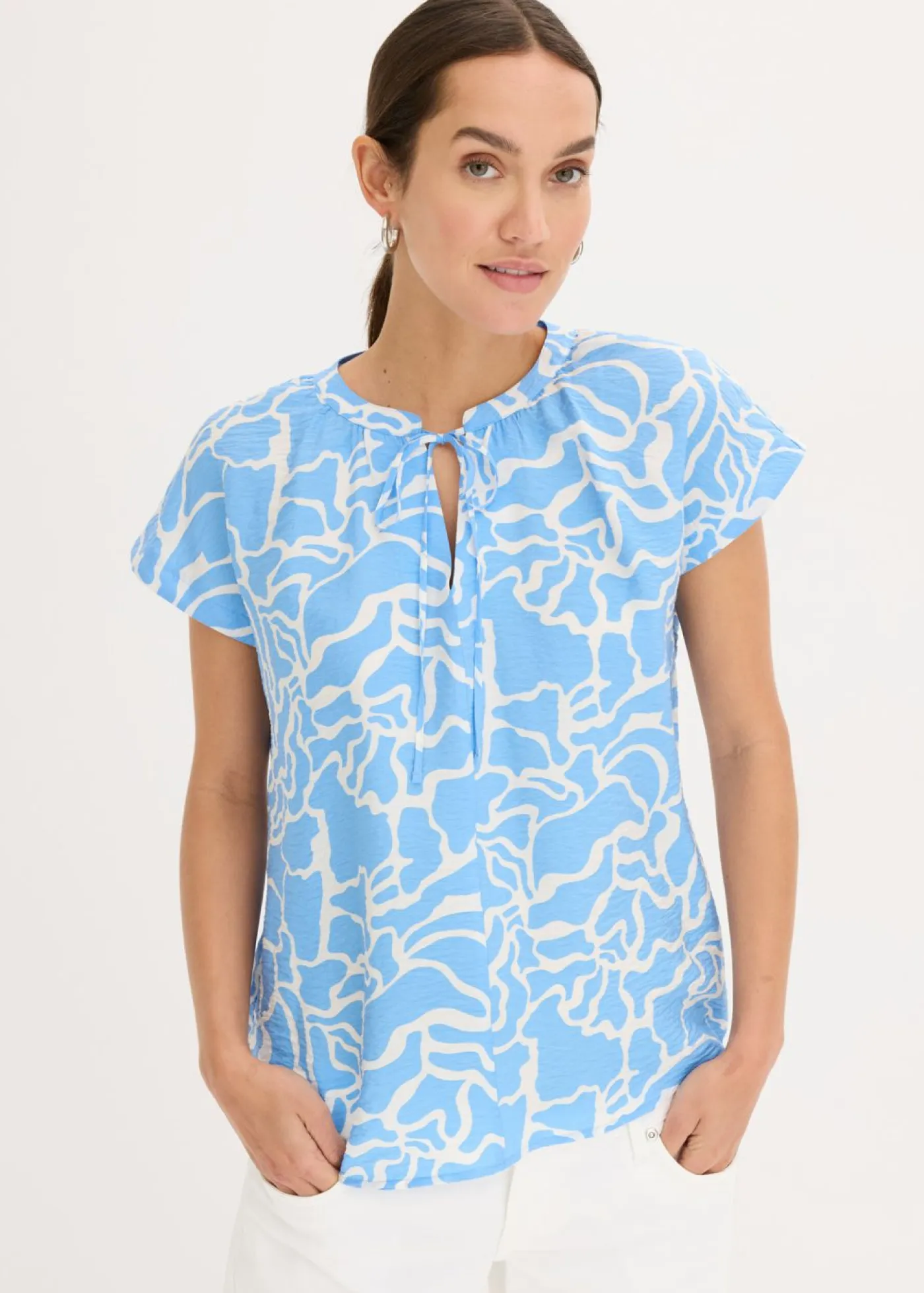 Mujer bonprix bonprix Blusa de túnica estampada