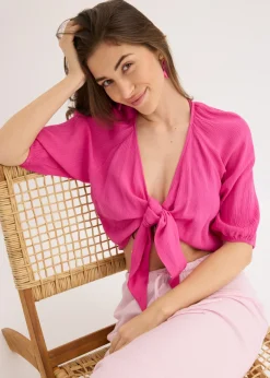 Mujer bonprix bonprix Blusa de viscosa fluida