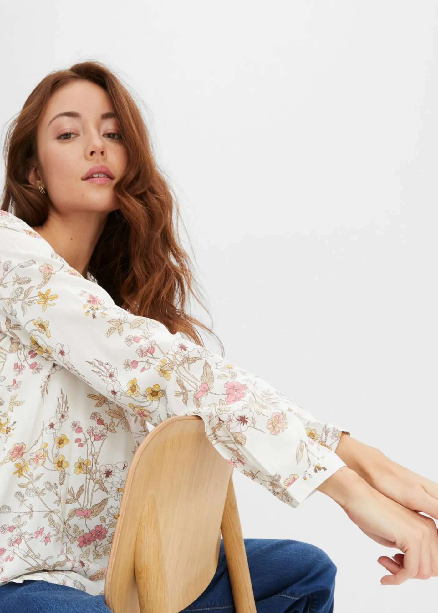 Mujer bonprix bonprix Blusa de viscosa pura