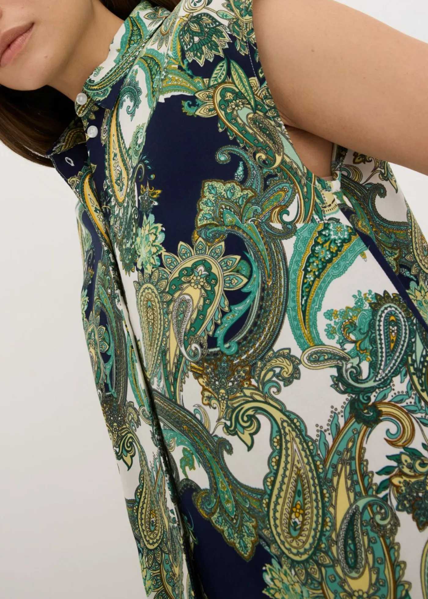 Mujer bonprix bonprix Blusa estampada de viscosa fluida