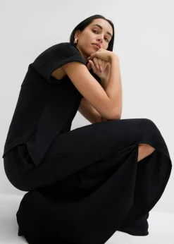 Mujer bonprix bonprix Blusa holgada de crepé estructurado