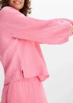 Mujer bonprix bonprix Blusa holgada de muselina