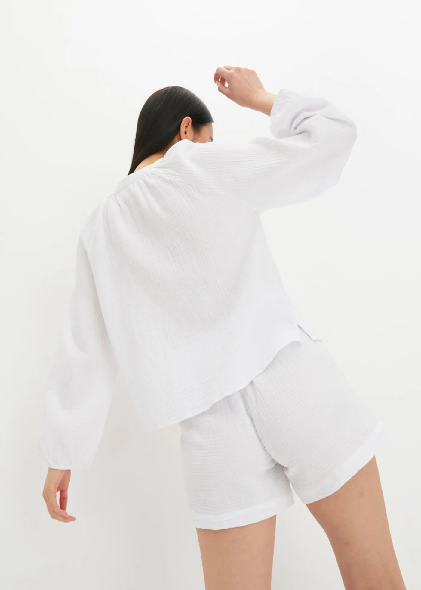 Mujer bonprix bonprix Blusa holgada de muselina