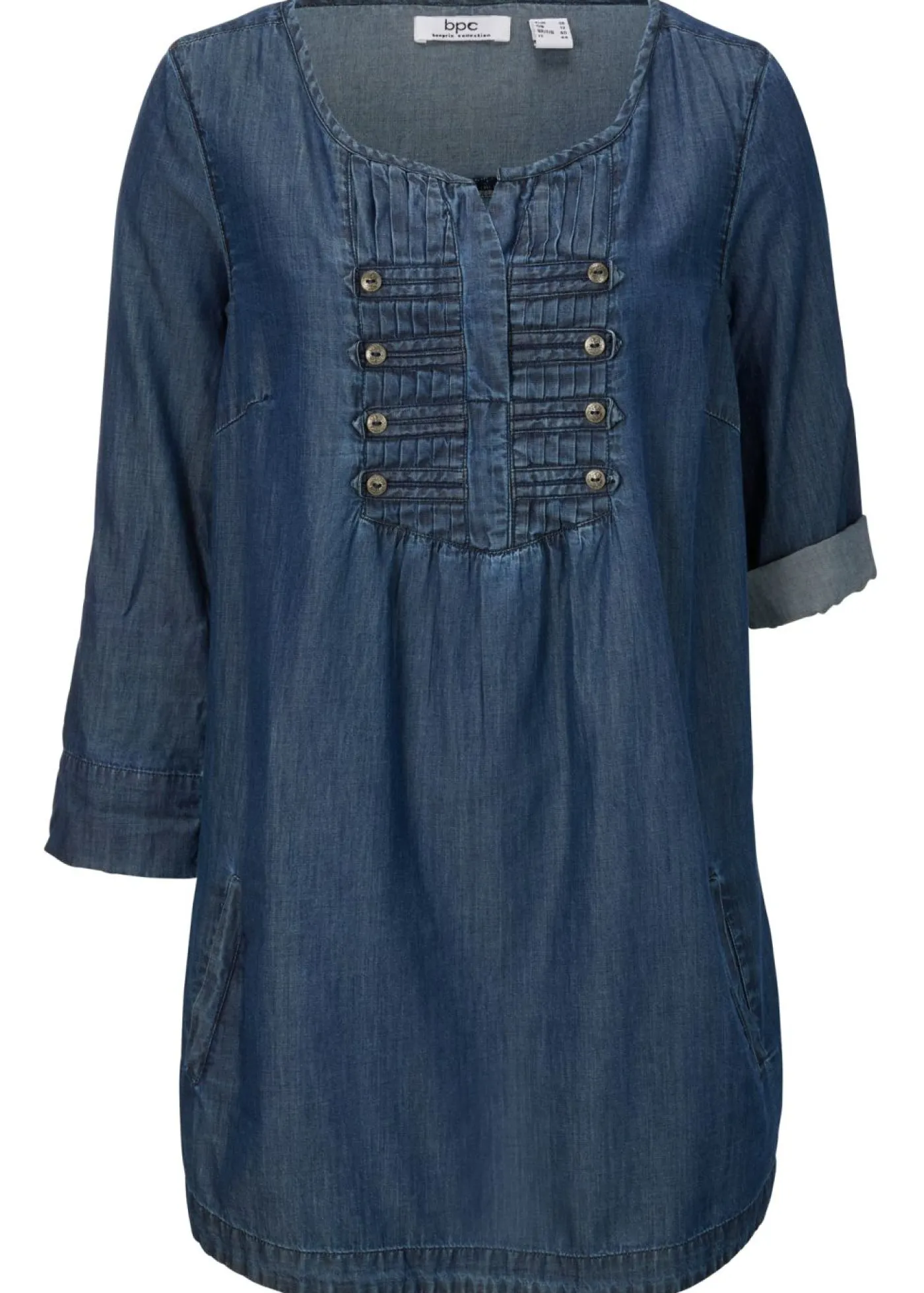 Mujer bonprix bonprix Blusa larga con corte en A