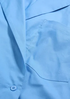 bonprix bonprix Camisas Y Blusas|Novedades>Blusa larga con escote en V azul provenzal