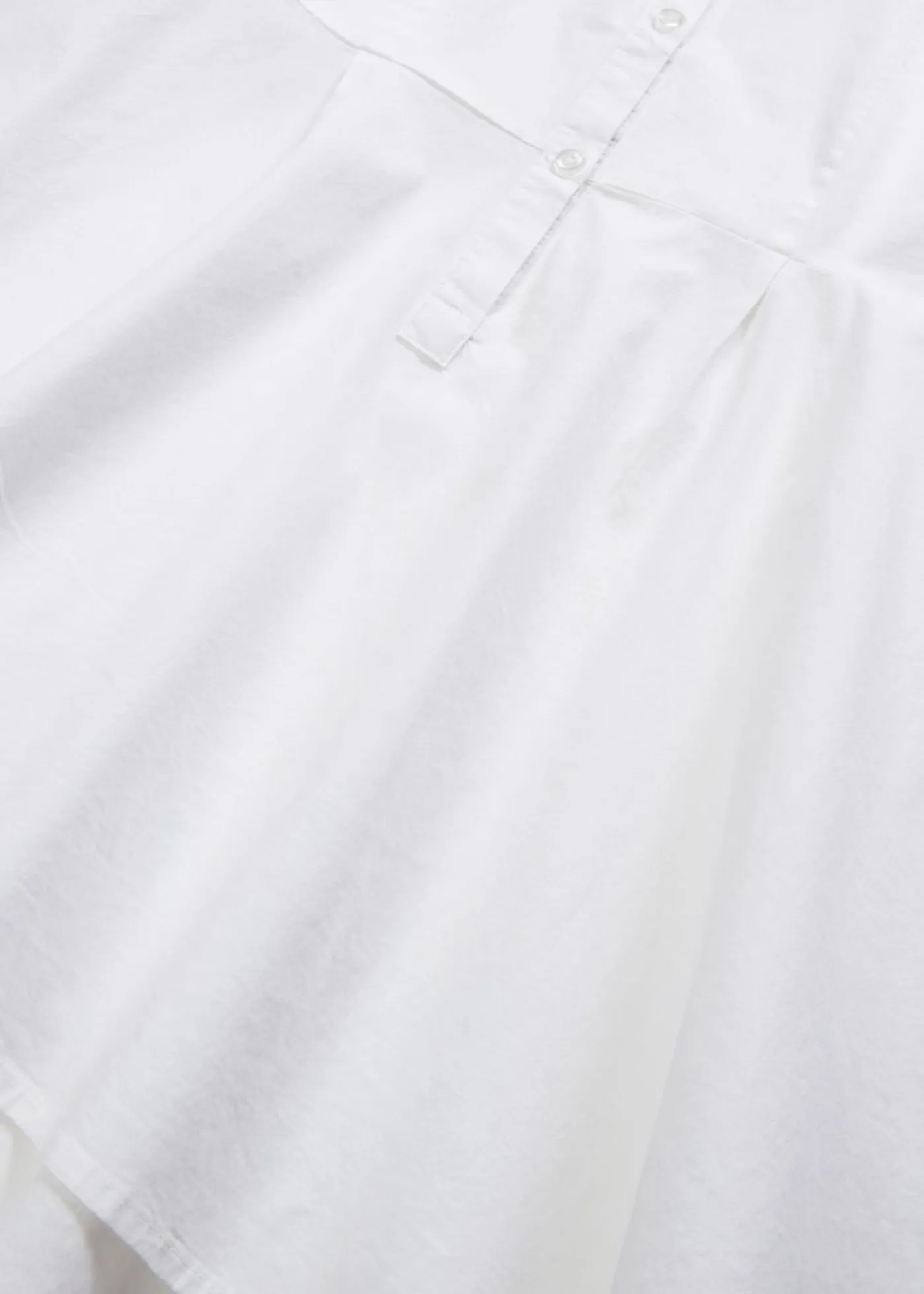 bonprix bonprix Camisas Y Blusas>Blusa larga con volante Blanco